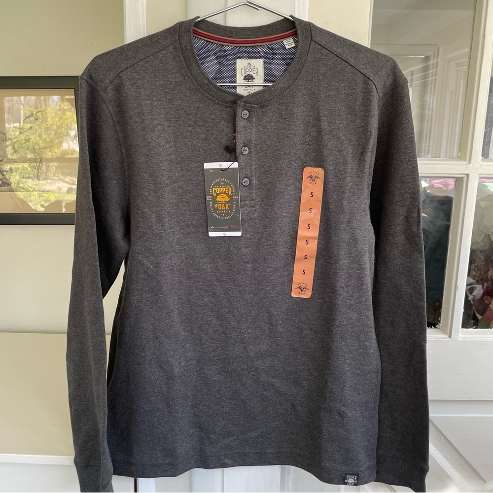 Copper Oak Men's Long Sleeve Top